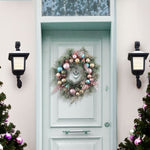 Old World Christmas 24" Touch of Whimsy Pastel Wreath - Christmas wreath holiday decor