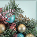 Old World Christmas 24" Touch of Whimsy Pastel Wreath - Christmas wreath holiday decor (view 3)