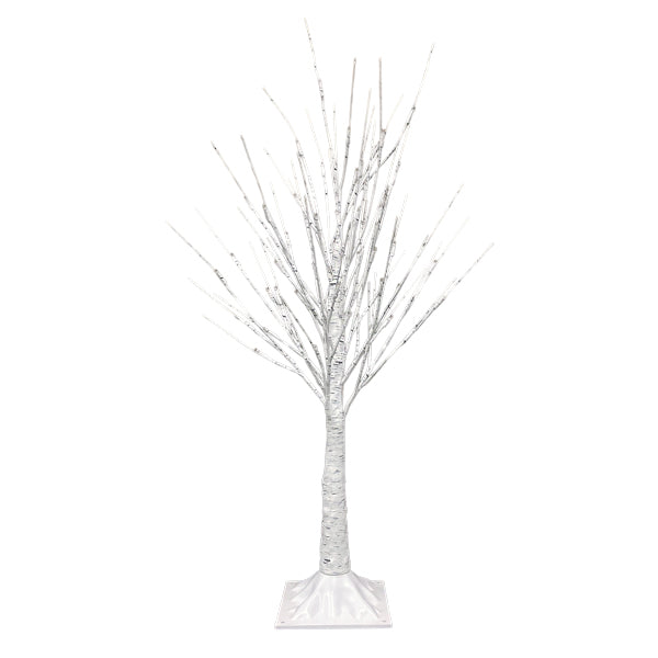 Old World Christmas 3' Lit Winter White Birch Tree - hand-blown glass Christmas tree ornament (view 2)