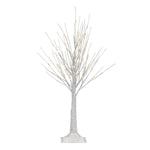 Old World Christmas 3' Lit Winter White Birch Tree - hand-blown glass Christmas tree ornament (view 3)