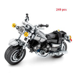 Cross-country Motorcycle Building Block Puzzle Toy - Cindi Book