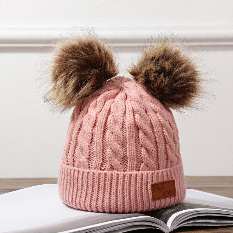 Baby Ear Caps, Children's Raccoon Fur Caps - Cindi Book