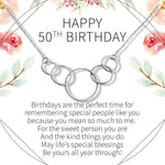 50th Birthday Necklace