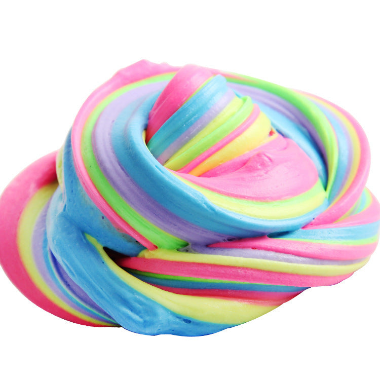 Cotton PUFF SLIME DIY slime mud clay mud stabby decompression vent toys factory outlet - Cindi Book