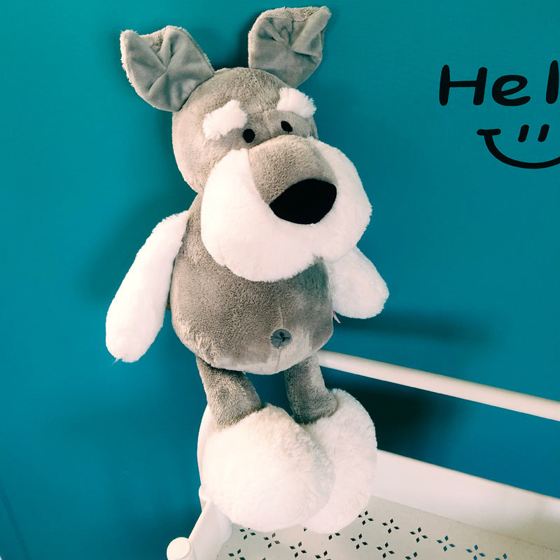 Schnauzer doll cute ins plush toy puppy husky doll - Cindi Book