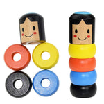 Immortal Daruma Unbreakable Wooden Man Magic Toy Magic Tricks Close Up Stage Magic Props Comedy Mentalism Toy Accessory - Cindi Book