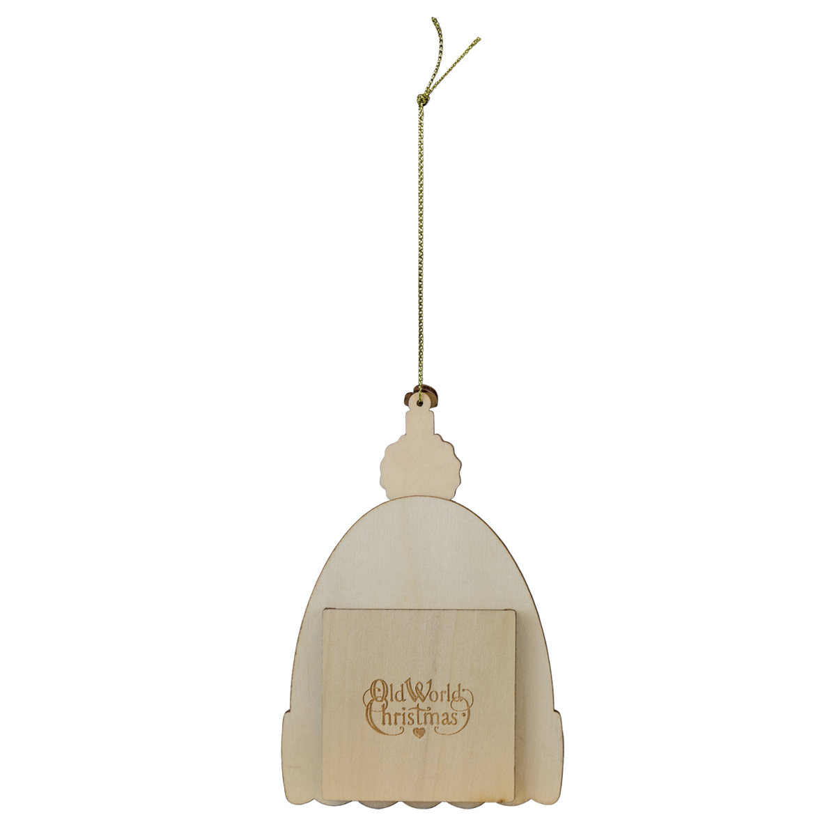 Old World Christmas Cozy Cap Surprise Ornament - hand-blown glass Christmas tree ornament (view 4)