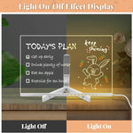 Acrylic Creative Desk Lamp Writing Light Board - Cindi Book