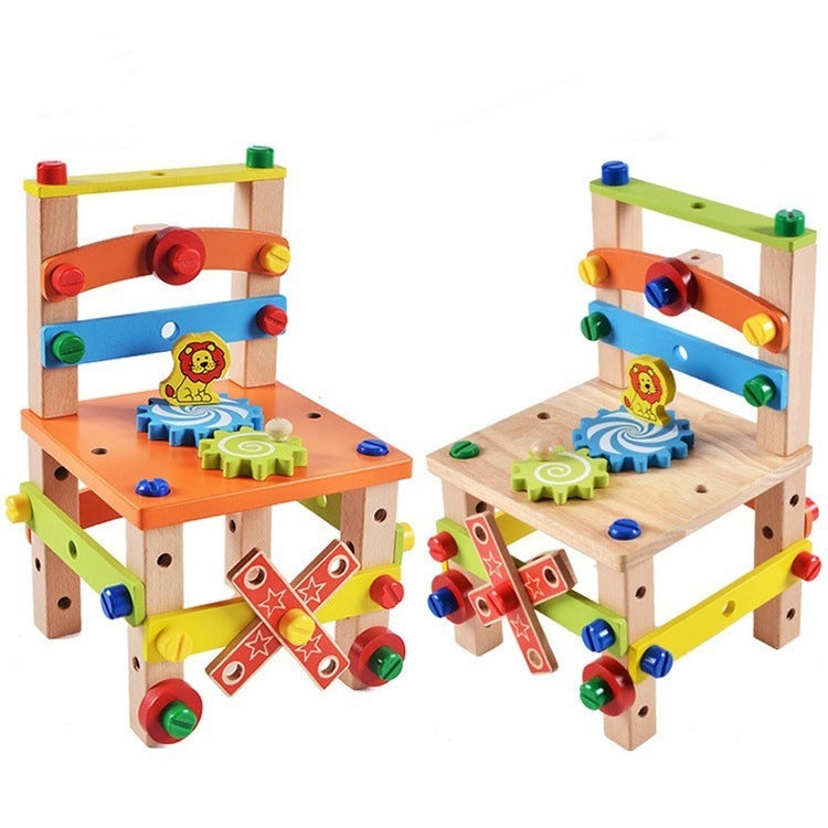 Children's Chair Building Block Toys - Cindi Book