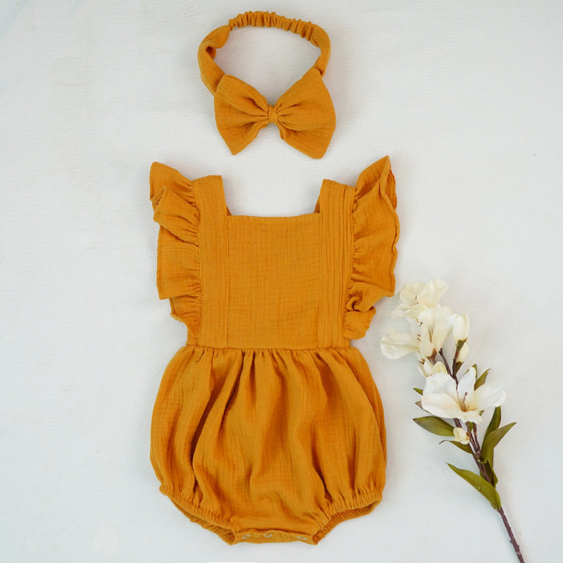 New Baby And Infants Romper Romper Shooting Birthday Dress Children Onesie - Cindi Book