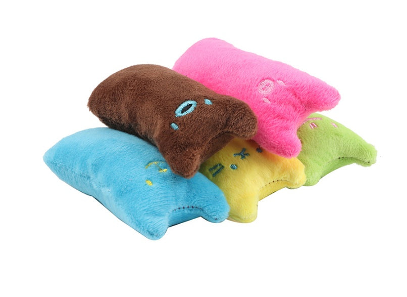Catnip Cat Toys Pillow Interactive Cat Toy Catnip Pet Supplies Pillow Thumb Plush Teeth Grinding Bite Mint Cat Accessories - Cindi Book