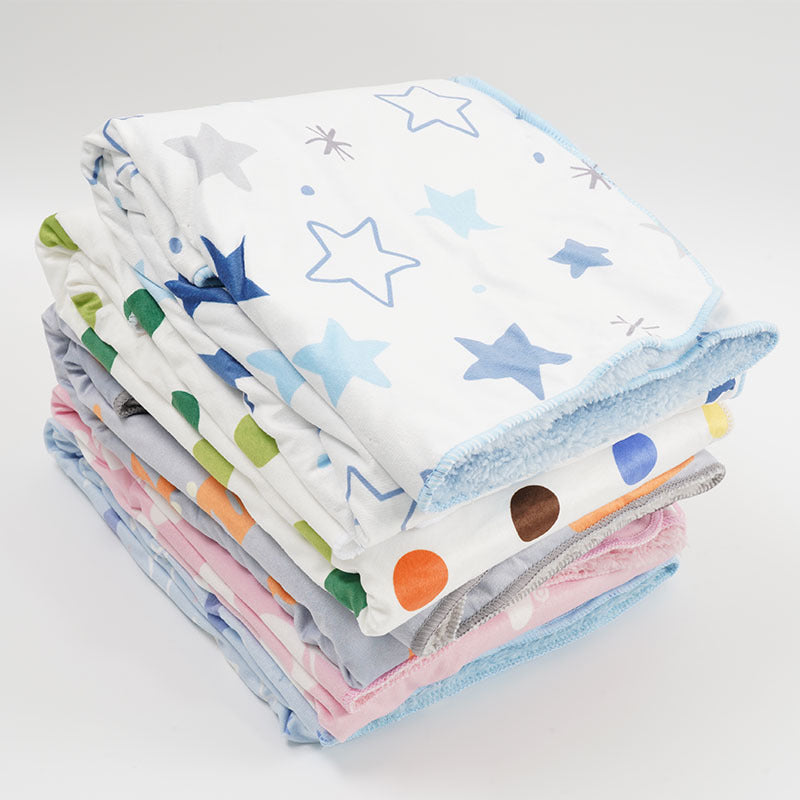 Babies' Woolen Blanket Baby Double Layer Super Soft Plush Blanket - Cindi Book