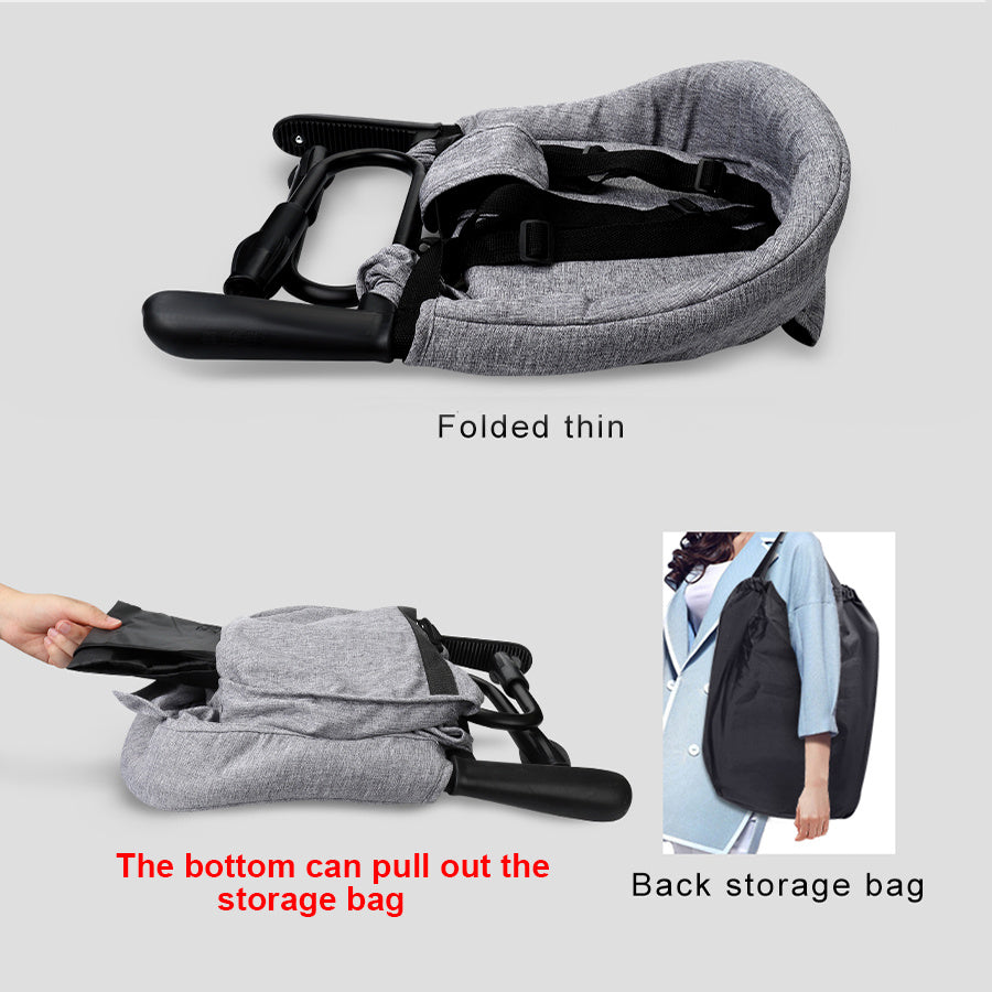 Portable Kids Baby High Chair Dining High Dinning Cover Seat Safety Belt Feeding Baby Care Accessory - Cindi Book