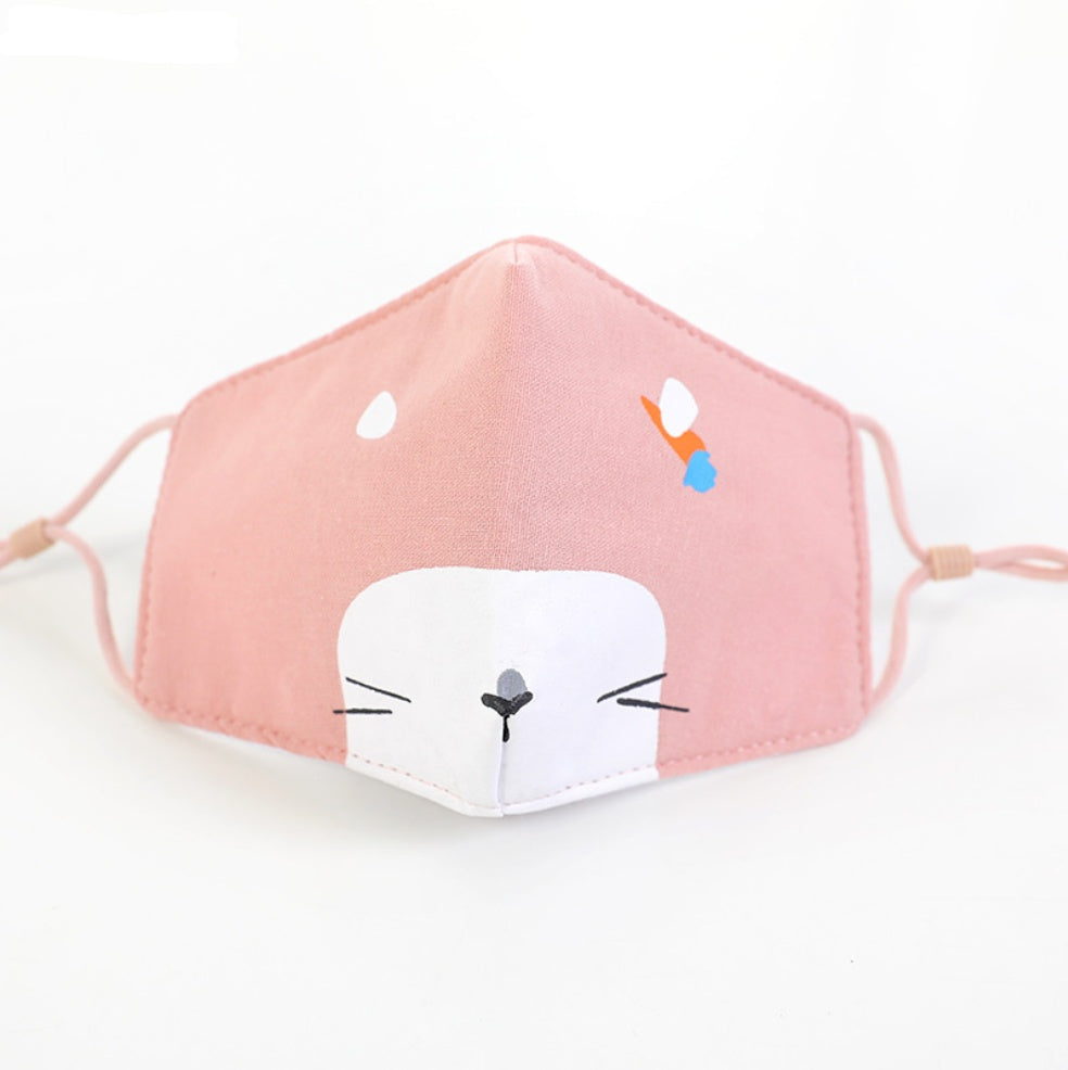 Kid Carton Cotton Facial Mask Adult Mask - Cindi Book