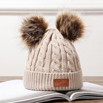 Baby Ear Caps, Children's Raccoon Fur Caps - Cindi Book