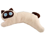 Plush Black Cat Throw Pillow - Cindi Book