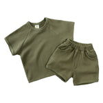 South Korea Children's Short-sleeved Shorts Suit - Cindi Book
