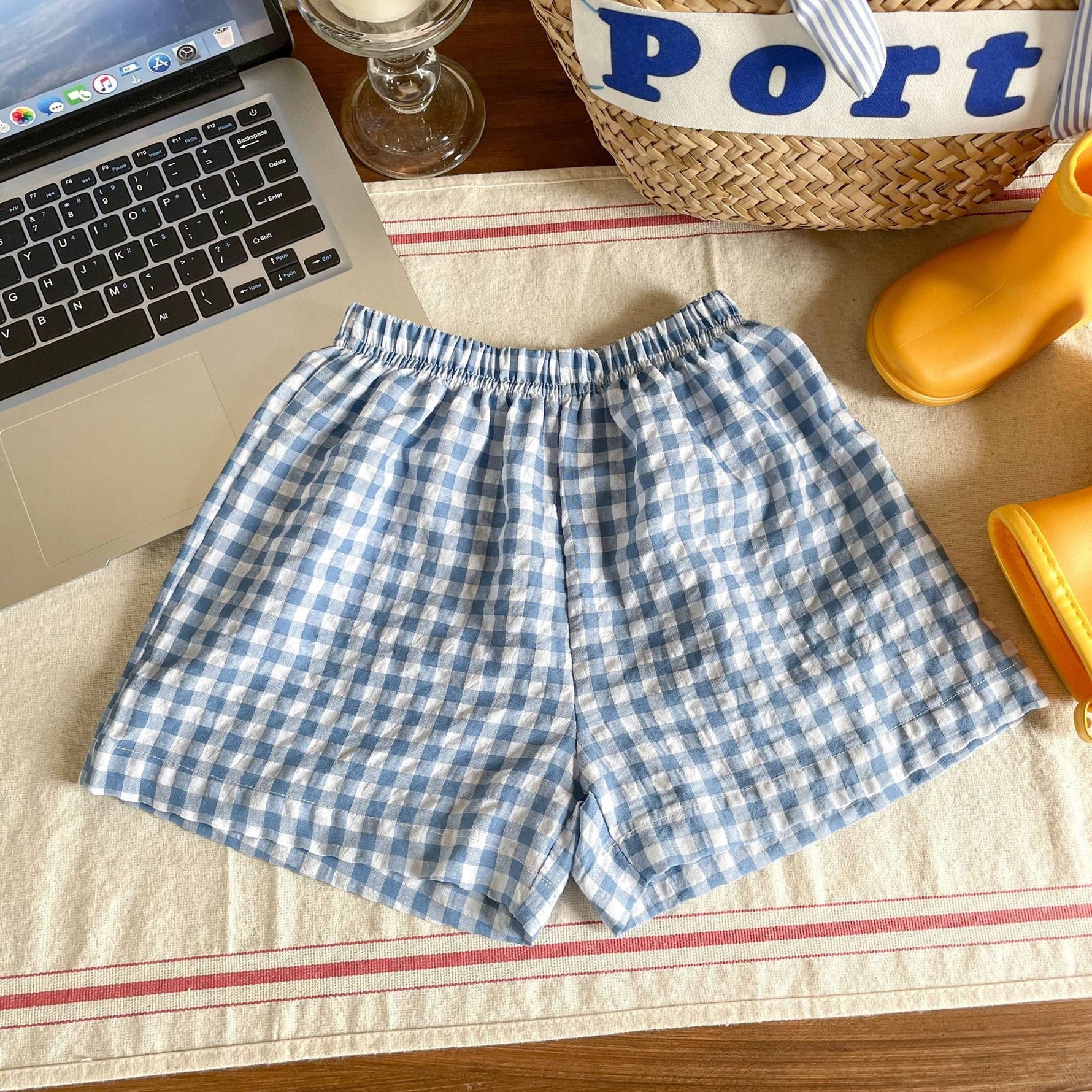 Fashion Personality Girls' Shorts Versatile Lattice - Cindi Book