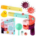 Kids Bath Toys Wall Suction Cup Marble Race Run Track Bathroom Bathtub Baby Play Water Games Toy Kit for Children - Cindi Book