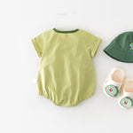 Cartoon Dinosaur Full Moon Jumpsuit For Infants And Young Children Going Out - Cindi Book