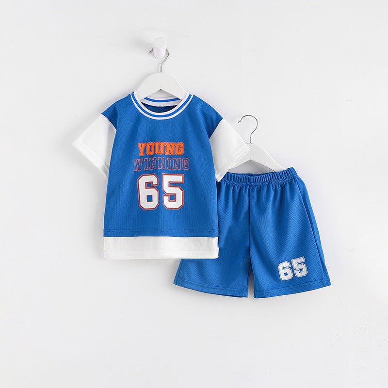 Sportswear Two-piece Set Children's Clothing New - Cindi Book