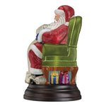Old World Christmas Santa Checking His List Light - hand-blown glass Christmas tree ornament (view 4)