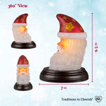 Old World Christmas Santa Moon Face Light - Christmas light decor (view 6)
