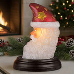 Old World Christmas Santa Moon Face Light - Christmas light decor