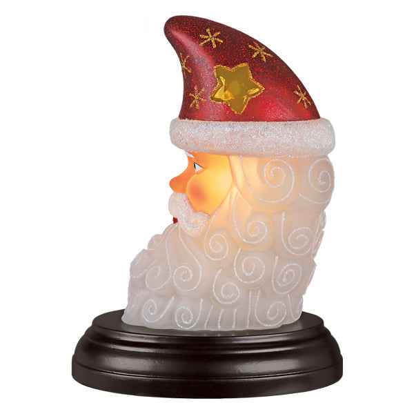 Old World Christmas Santa Moon Face Light - Christmas light decor (view 2)