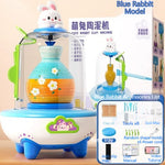 Electric Mini Finger-Powered Pottery Wheel Kit Handmade Set With No-Bake Clay Toys - Cindi Book