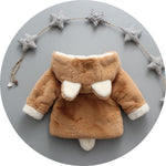 Winter popular girl's plush plush coat baby - Cindi Book