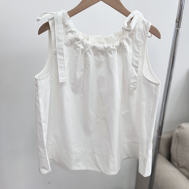 Stylish And Chic Doll-style Vest Shirt - Cindi Book