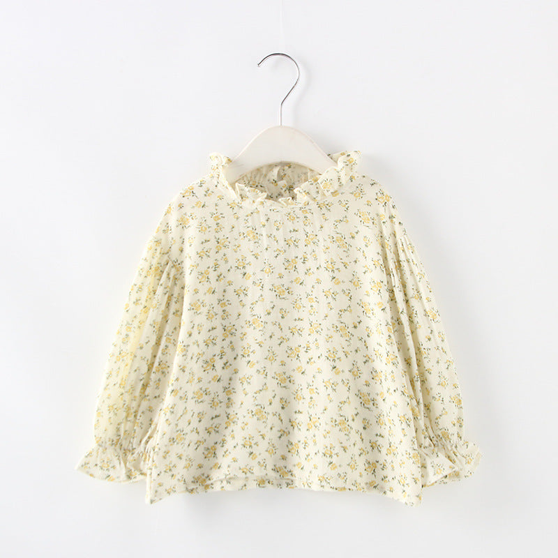 Spring New Children's Japan And South Korea Magnanimous Cotton Crinkle Tops - Cindi Book
