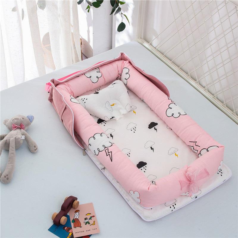 Cotton Portable Baby Crib Newborn Foldable - Cindi Book