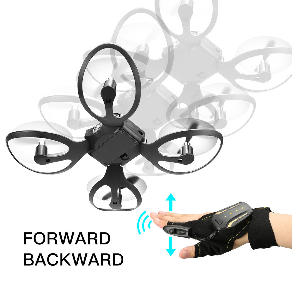 Folding Drone Gesture Control Aerial Photography Four-axis Body Sense Gravity Induction Remote Contro - Cindi Book