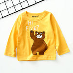 Cartoon children's long sleeve t-shirt bottoming shirt - Cindi Book