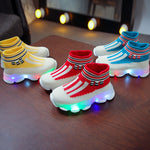 Children's LED light breathable sneakers - Cindi Book