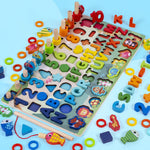 Children 3D Alphabet Number Puzzle Baby Colorful Geometric Digital Letter Educational Toy - Cindi Book