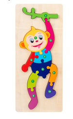 Children's Cartoon Number Animal Puzzle - Cindi Book