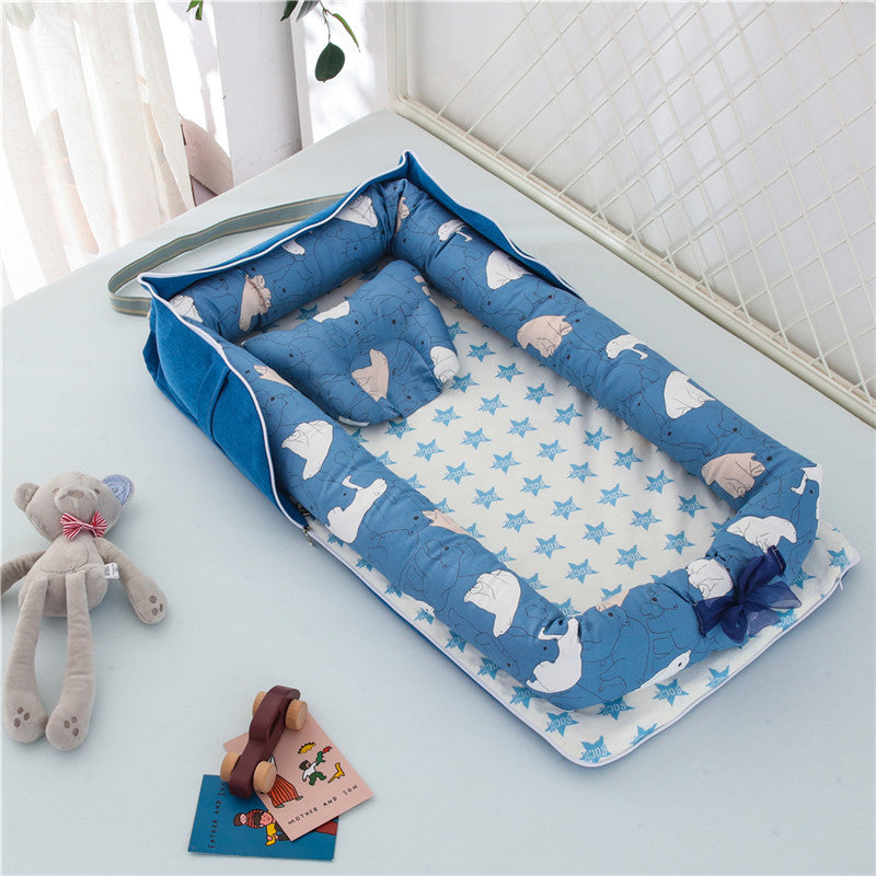 Cotton Portable Baby Crib Newborn Foldable - Cindi Book
