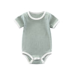 Summer Romper Baby Wrapping Clothes Pit Strip Ribbed Baby Onesie - Cindi Book