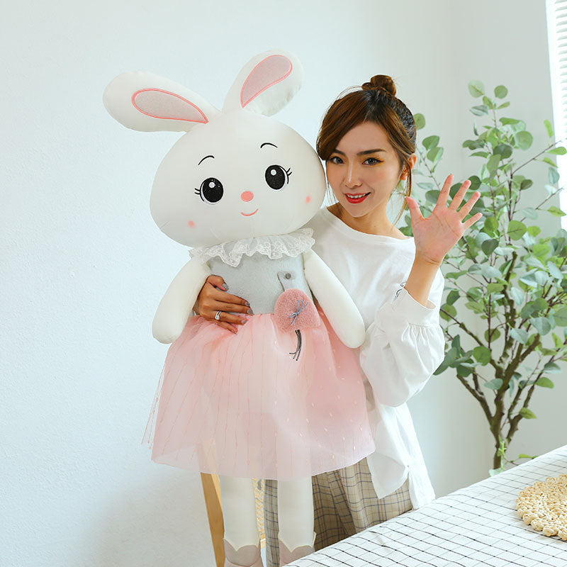 Cute Rabbit Plush Toy Doll Birthday Gift Sleeping Pillow - Cindi Book
