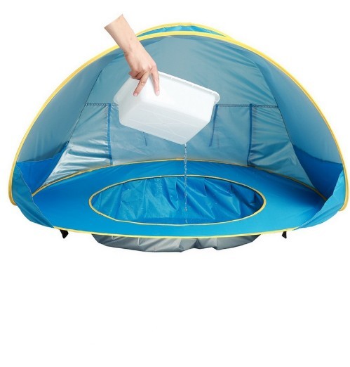 Baby Beach Tent Kids Outdoor Camping Easy Fold Up Waterproof  Up Sun Awning Tent UV-protecting - Cindi Book