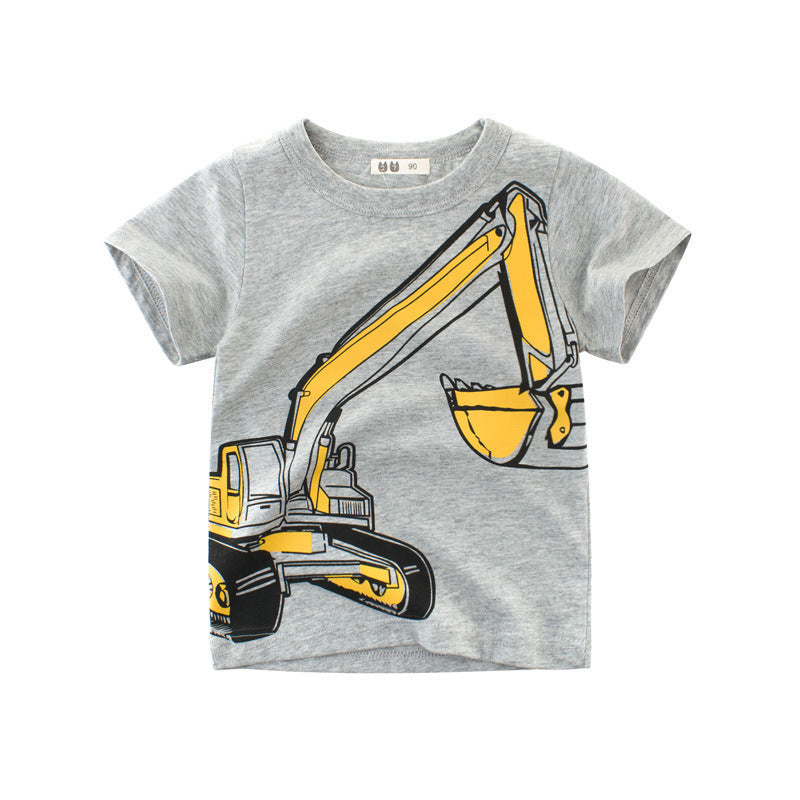 Children''s Wear Summer New Boys T-shirt, Short Sleeve Korean Children''s Clothing, Baby Clothing, A Ready-to-be Factory Direct Selling - Cindi Book