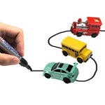 Engineering Vehicles MINI Magic Pen Inductive Children's Truck Tank - Cindi Book