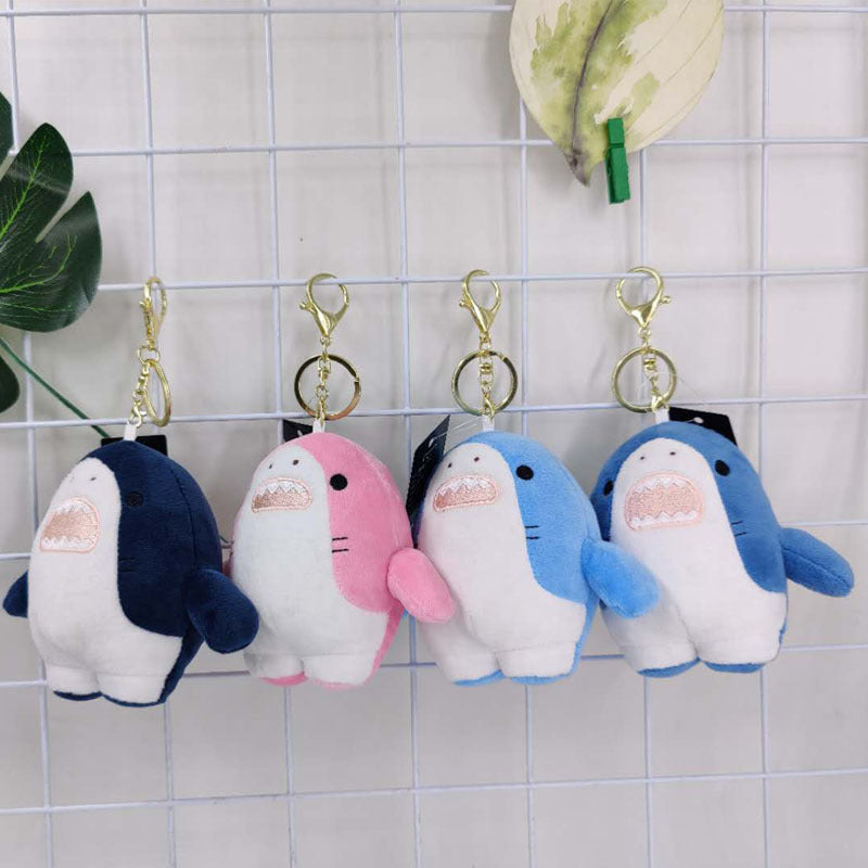 Color Plush Pendant Fragrance Shark Cute Keychain - Cindi Book