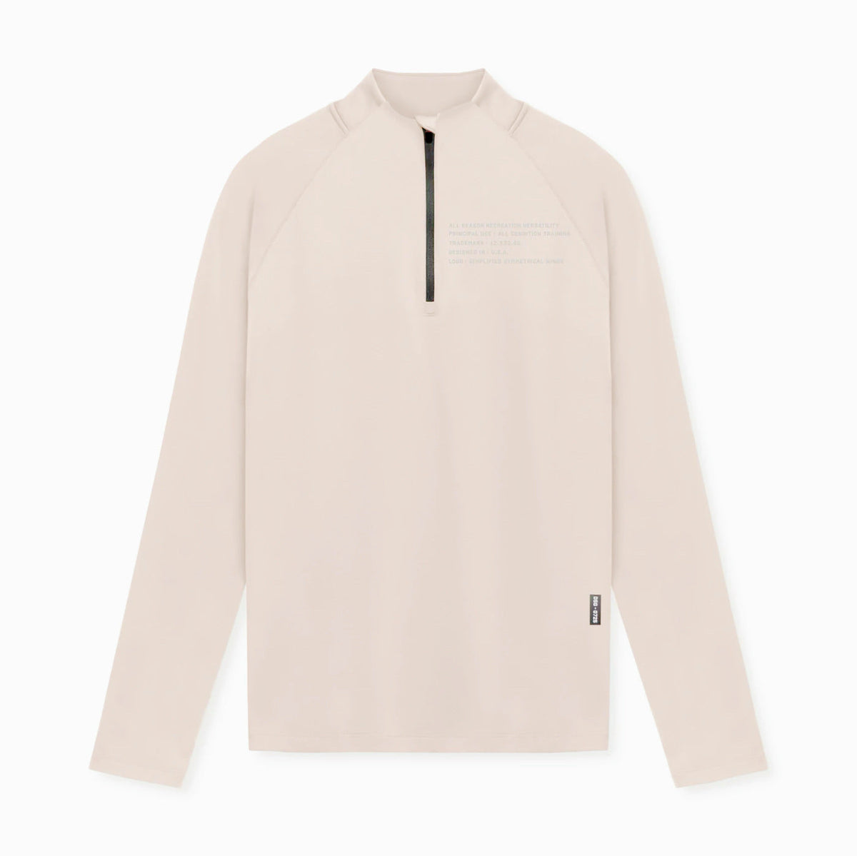 Men's Small Turtleneck Slim-fit Half Zipper Training Long Sleeve T-shirt - Cindi Book
