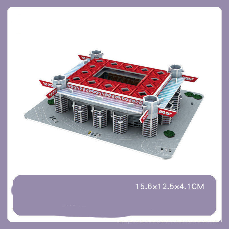 3D Puzzle Football Field Model - Cindi Book