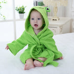 Cartoon Cute Animal Modeling Baby Bath Towels Baby Bathrobes Cotton Children's Bathrobes Baby Hooded - Cindi Book