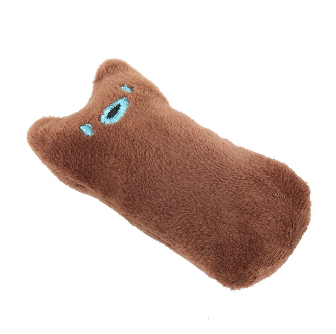 Catnip Cat Toys Pillow Interactive Cat Toy Catnip Pet Supplies Pillow Thumb Plush Teeth Grinding Bite Mint Cat Accessories - Cindi Book